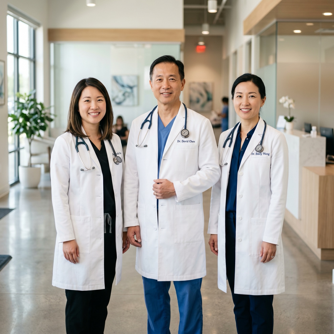 Team of licensed medical professionals